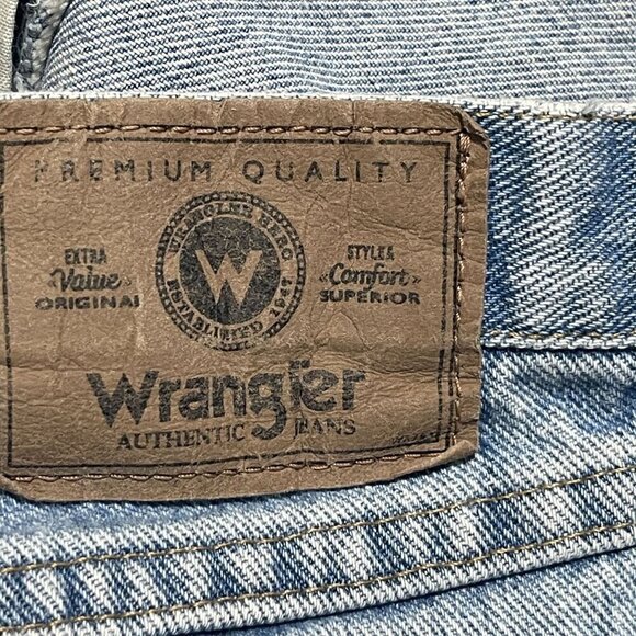 Wrangler Light Wash Jeans Men's Straight Leg Size 40 - Picture 4 of 4